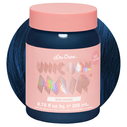 Lime Crime Unicorn Hair Dye Blue Smoke front view