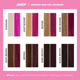 Lime Crime Unicorn Hair Dye Juicy vibrant fuchsia colour
