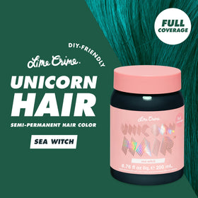 Lime Crime Unicorn Hair Dye Sea Witch rich teal packaging