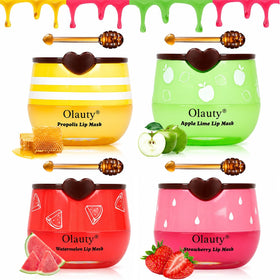 Lingyun Bee Lip Balm 4 PCS set in honey jar design