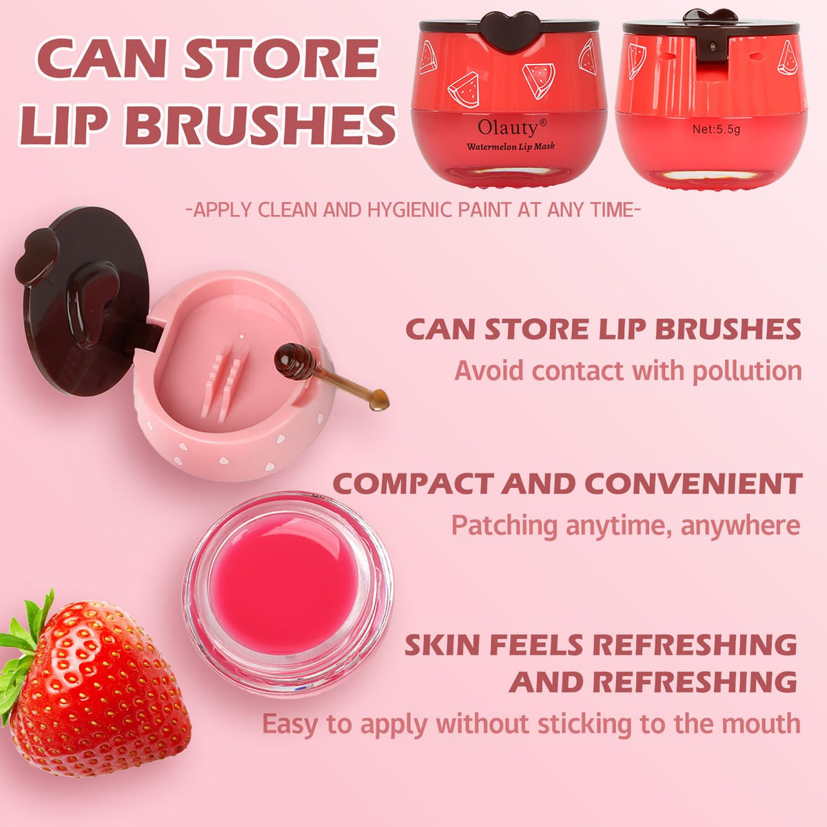 Lingyun Bee Lip Balm jars in various flavours