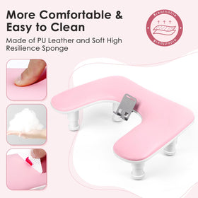 LIONVISON Arm Rest for Nails in use during a nail art session