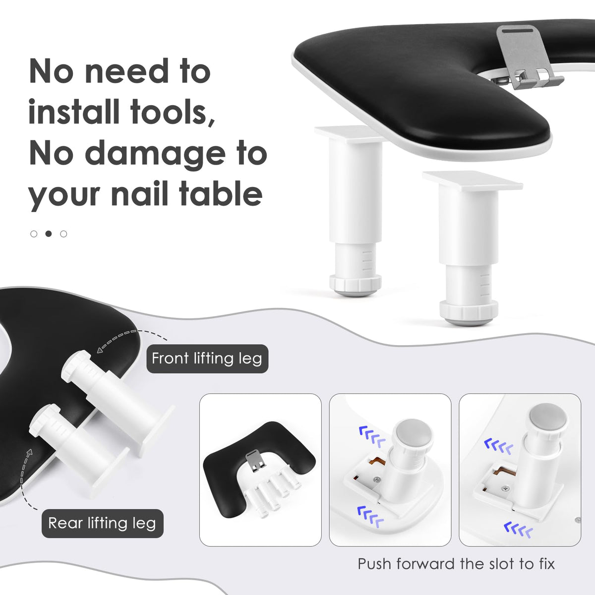 LIONVISON Arm Rest waterproof surface close-up