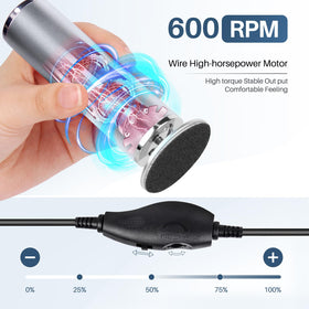 LIONVISON Electric Foot File Remover side view