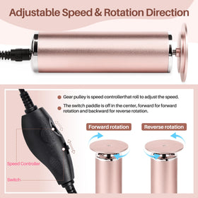 LIONVISON Electric Foot File Remover side view