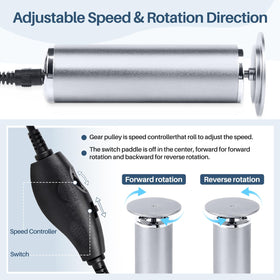 LIONVISON Electric Foot File Remover with sanding discs