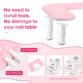LIONVISON manicure arm rest side view