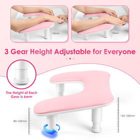 LIONVISON nail arm rest adjustable height feature