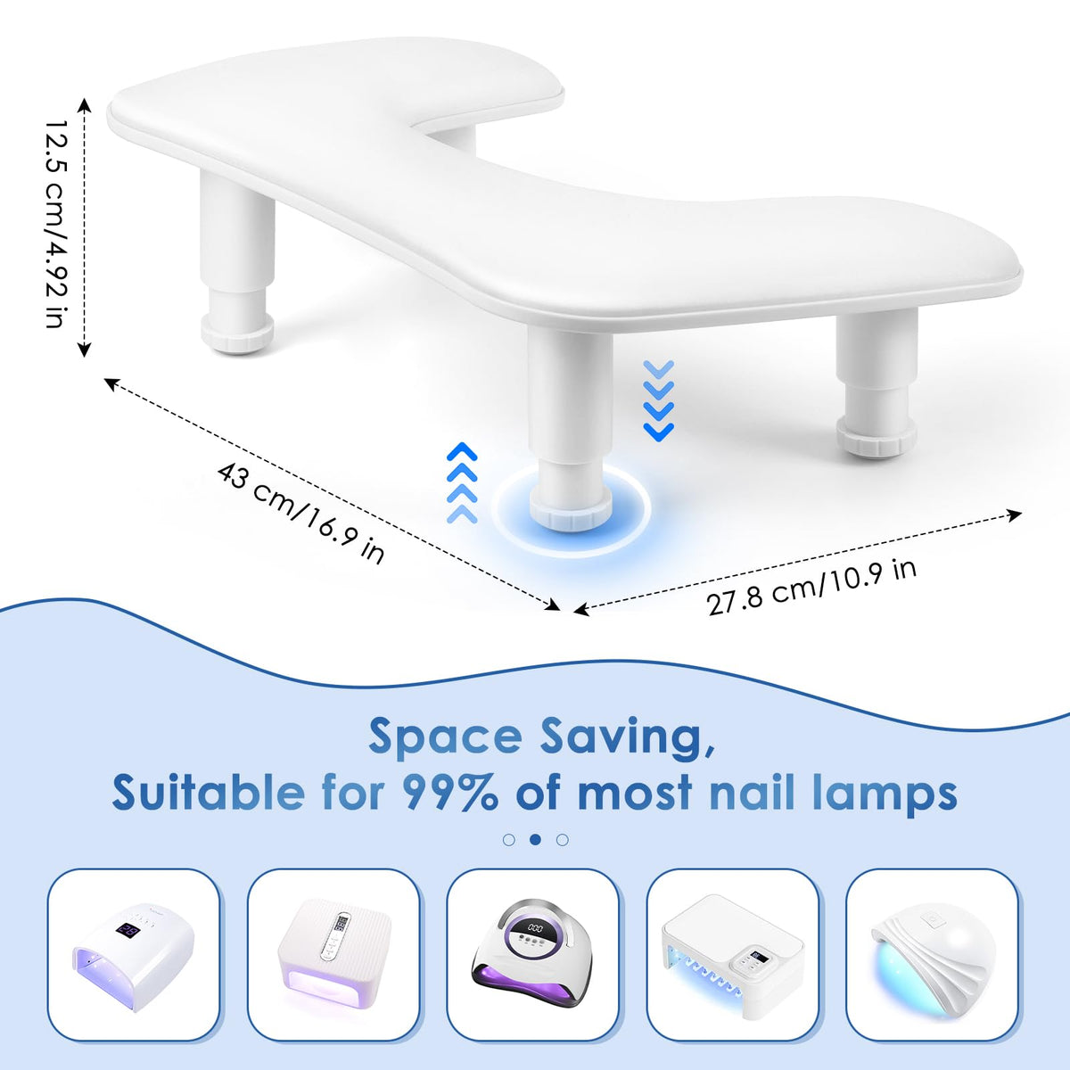 LIONVISON nail arm rest detachable bracket