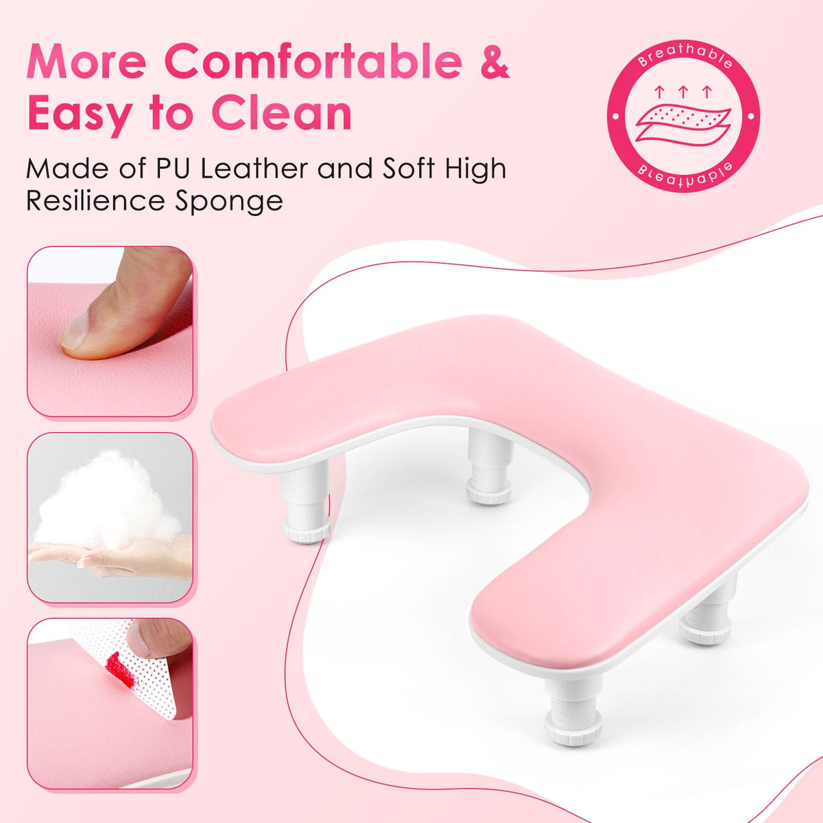 LIONVISON nail arm rest detachable feature