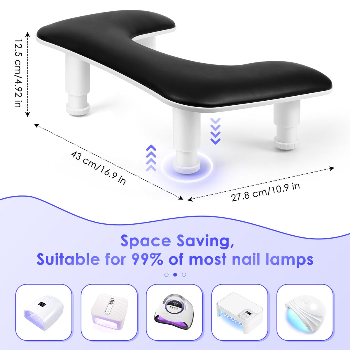 LIONVISON Nail Arm Rest dimensions