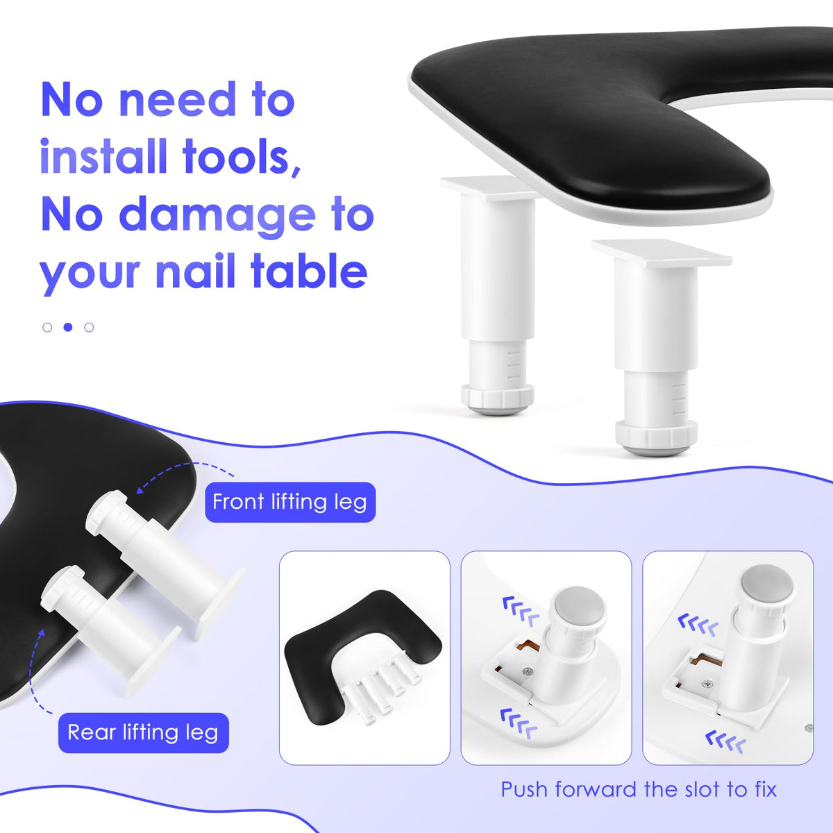 LIONVISON Nail Arm Rest side view