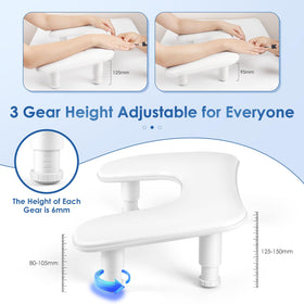 LIONVISON nail arm rest with height adjustment feature