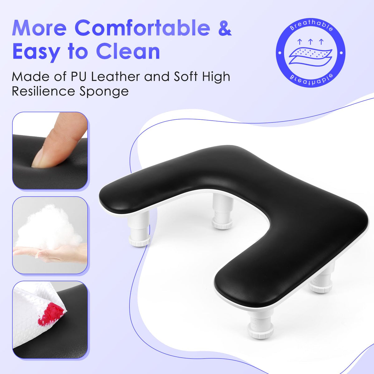 LIONVISON Nail Arm Rest with high resilience sponge