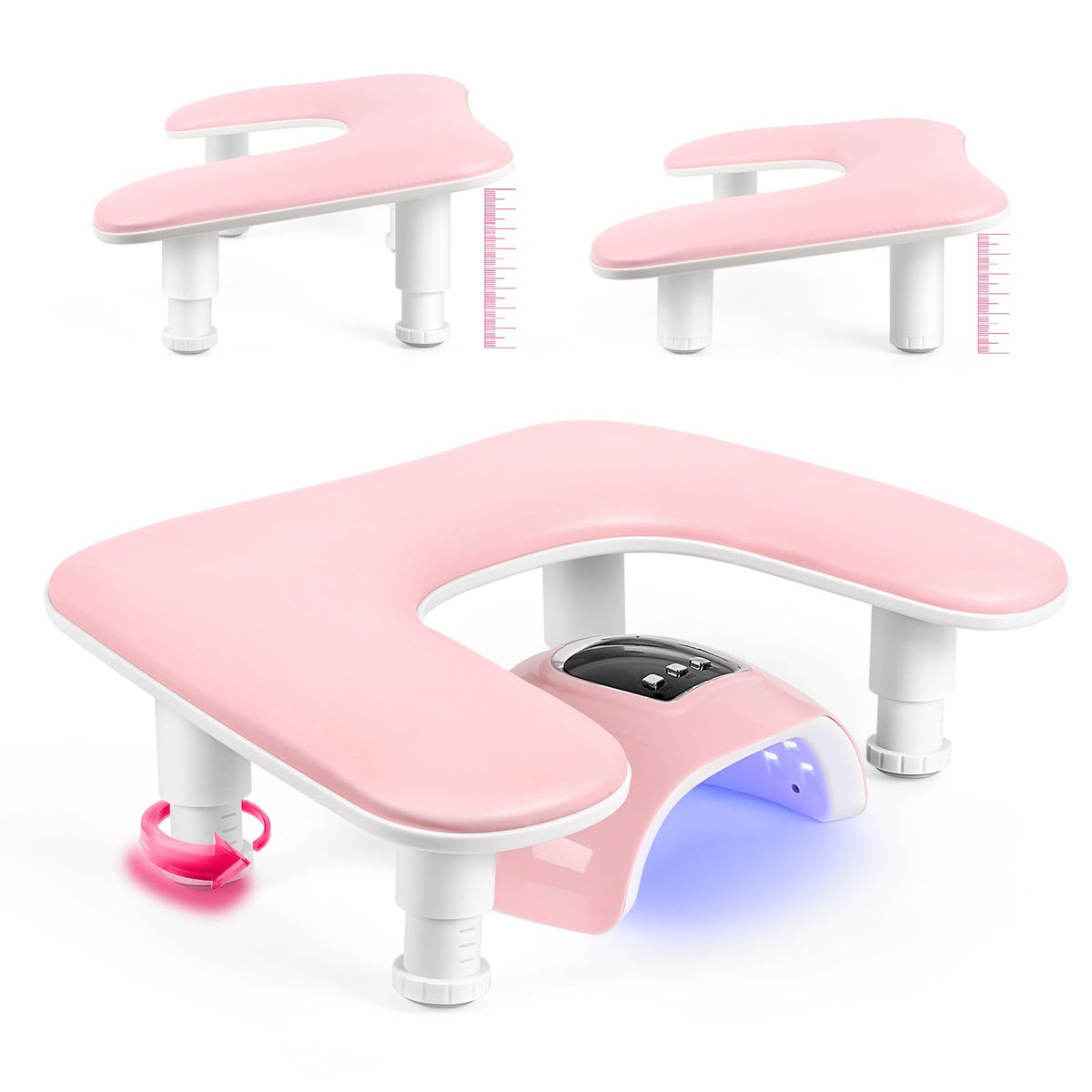 LIONVISON U-shaped Adjustable Nail Arm Rest front view