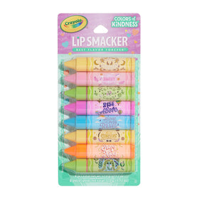 Lip Smacker Crayola Party Pack front view with 8 lip balms