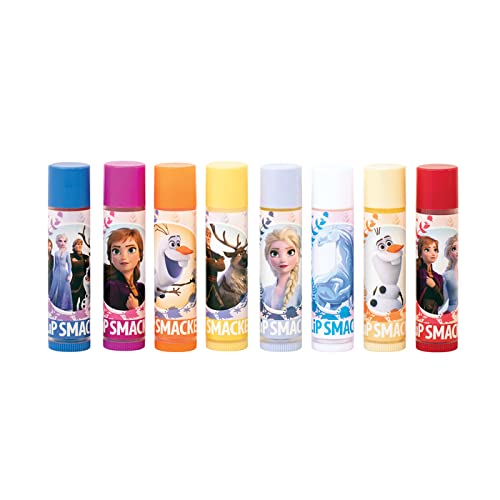 Lip Smacker Disney Frozen 2 lip balm flavours displayed