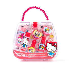 Lip Smacker Hello Kitty Nail Polish and Lip Balm Tote front view