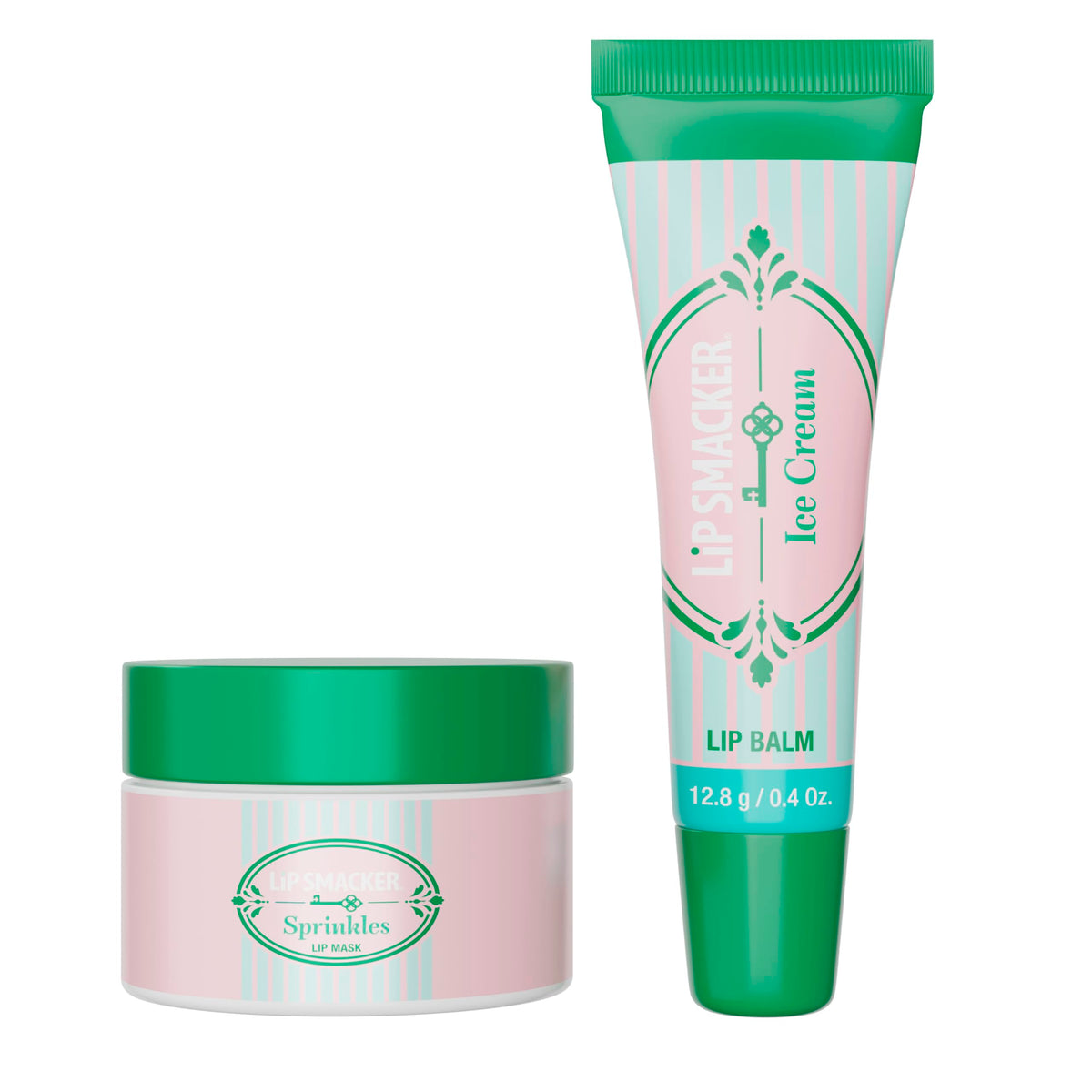 Lip Smacker Holiday Don’t Disturb Lip Kit featuring chocolate and raspberry flavours front view