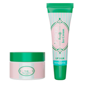 Lip Smacker Holiday Don’t Disturb Lip Kit featuring chocolate and raspberry flavours front view