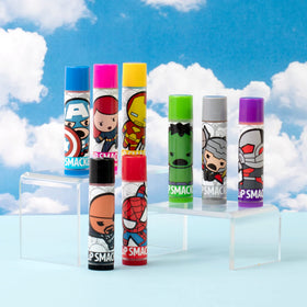 Lip Smacker lip balm set with all superhero characters