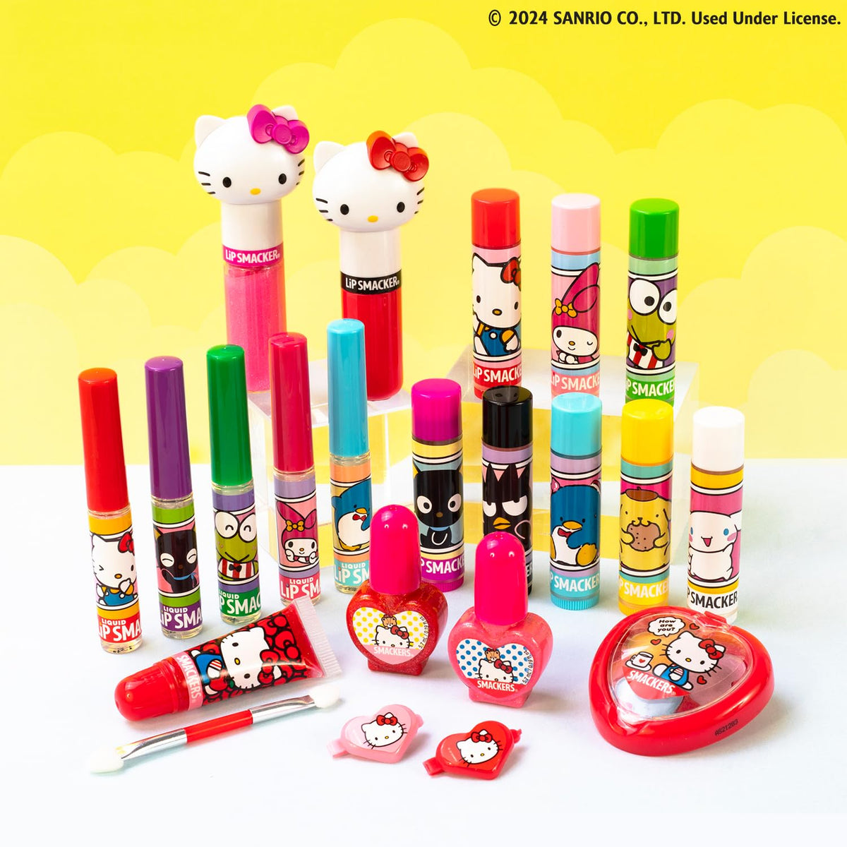 Lip Smacker Lippy Pals Hello Kitty lip balm with cherry and kiwi flavours