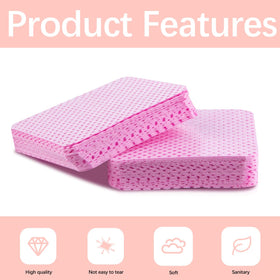 lipetol lint free nail wipes stacked for easy storage