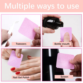 lipetol lint free nail wipes with nail art supplies