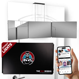 LIPFISBARBERSHOP.COM 360 Mirror side view showing tri-fold design