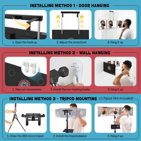 LIPFISBARBERSHOP.COM 360 Mirror tutorial guide included