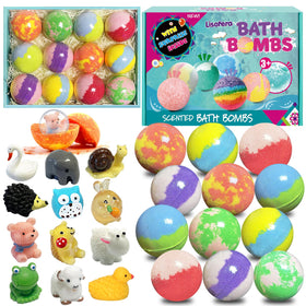 Lisotera Bath Bombs for Kids in assorted colours and scents