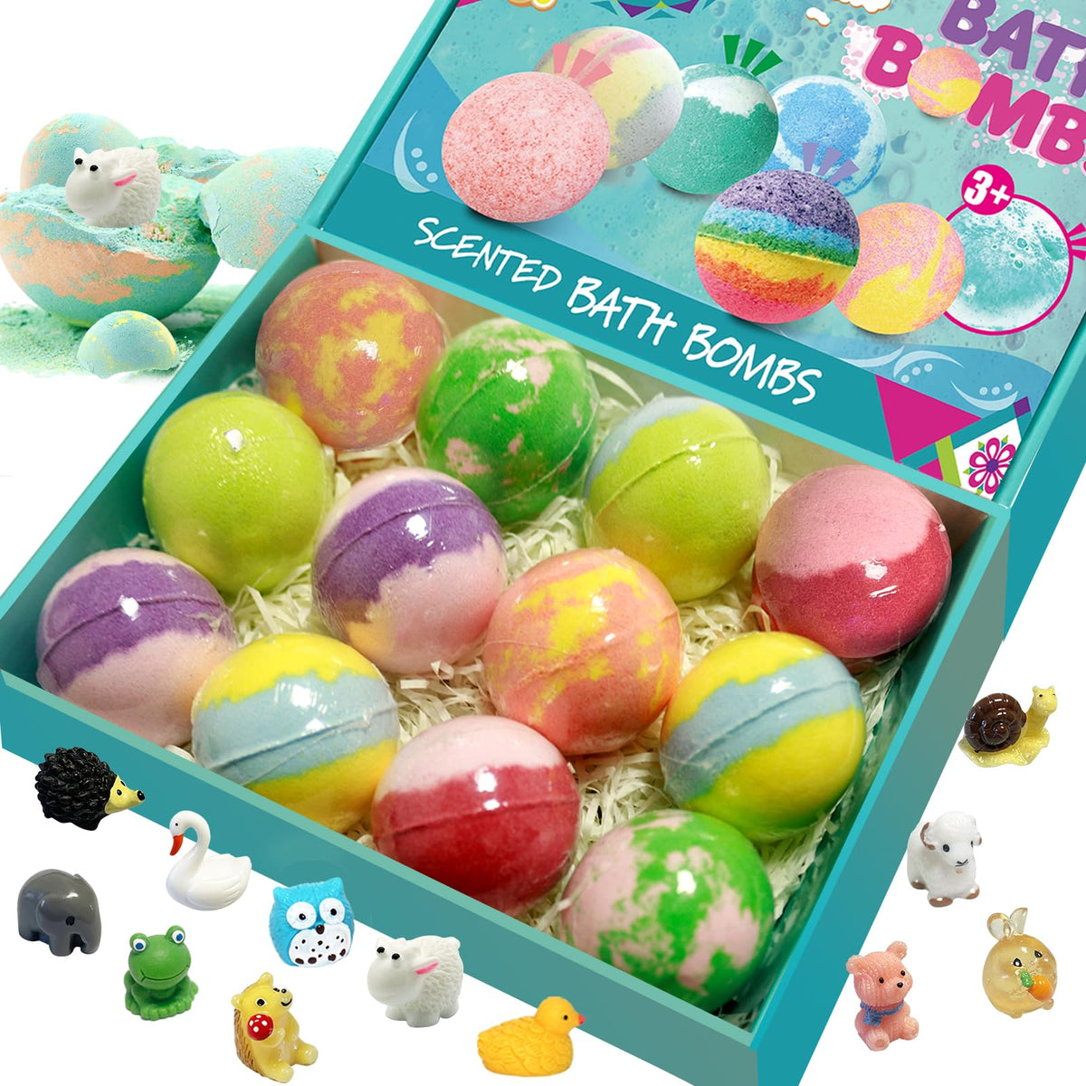 Lisotera bath bombs with essential oils and natural ingredients