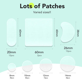LitBear Large Pimple Patches 8mm size close-up