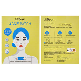 LitBear Pimple Patch usage demonstration