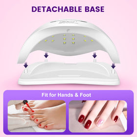 Liteland UV Gel Nail Lamp showing 45 LED beads for efficient drying
