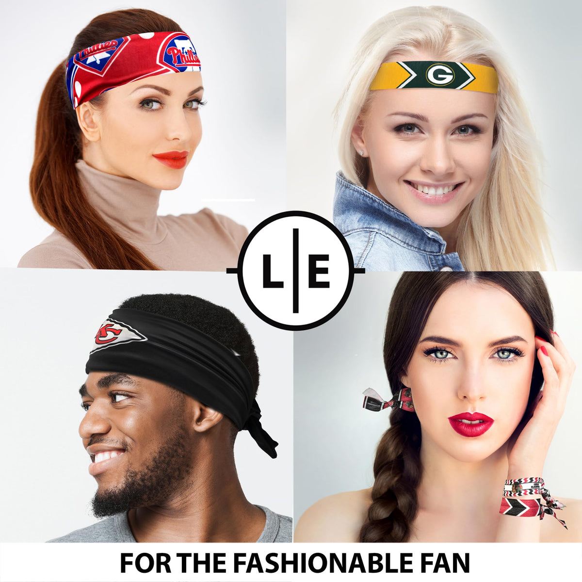 Littlearth NFL Buffalo Bills scrunchie set packaged in branded packaging