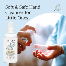LITTLEY hand cleanser spray bottle side view