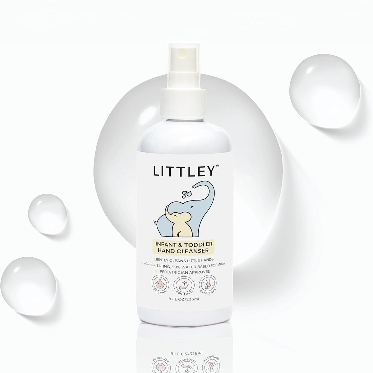 LITTLEY Infant & Toddler Hand Cleanser 8 oz front view