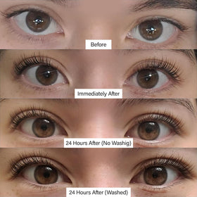 LIVIA Korean Lash Lift Kit displayed with beauty accessories
