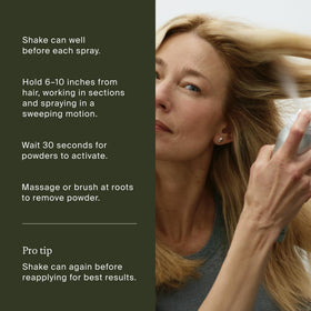 Living Proof Dry Shampoo lifestyle use