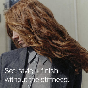 Living Proof Flex Hairspray back view with ingredient list