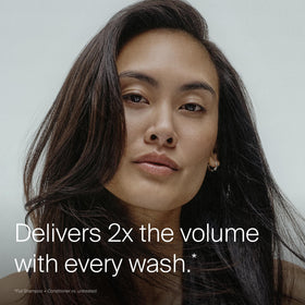 Living Proof Full Shampoo in bathroom setting
