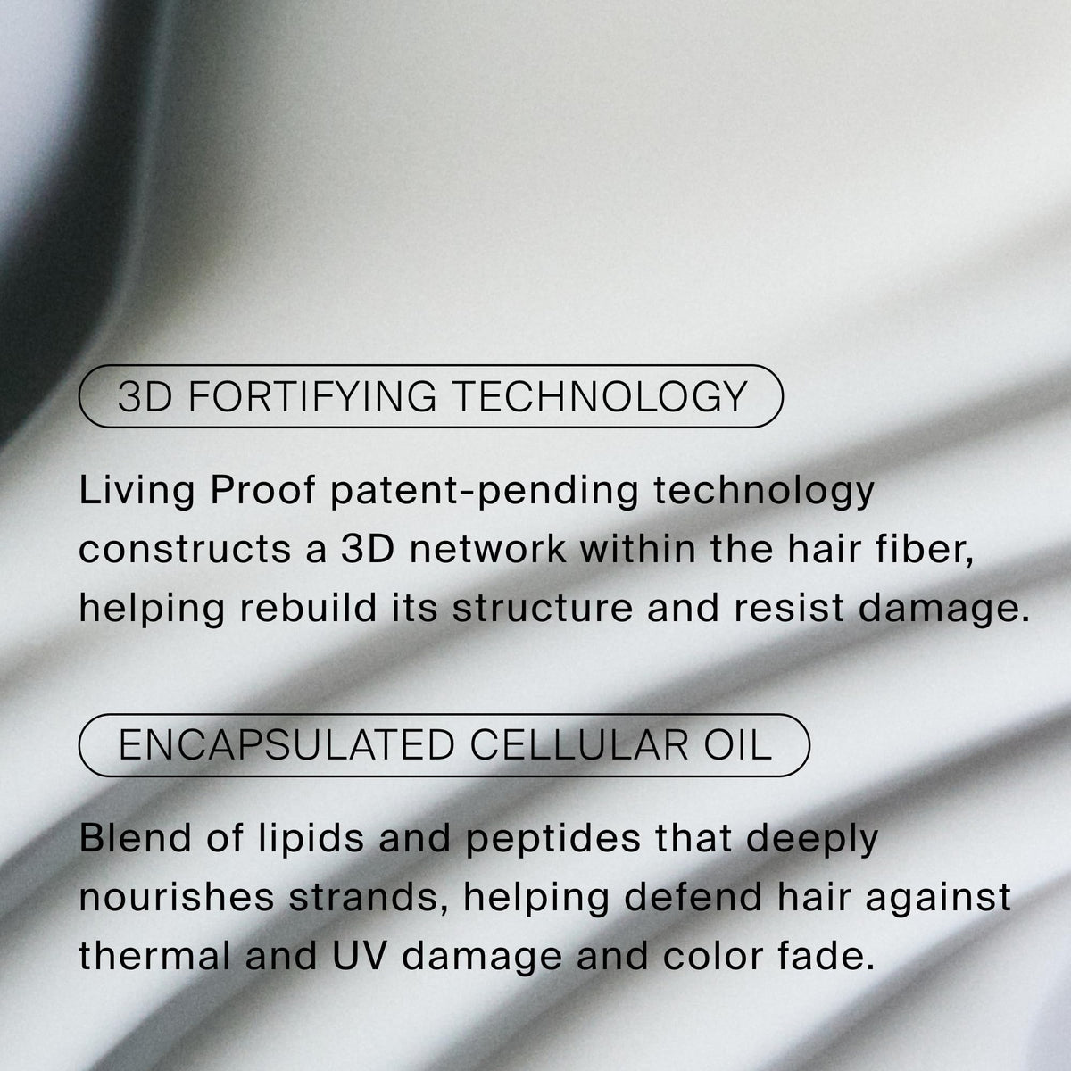 Living Proof hair mask with ingredients list