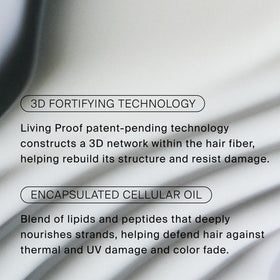 Living Proof hair mask with ingredients list