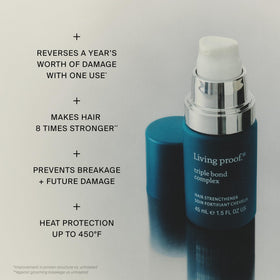 Living Proof Leave-In application on hair
