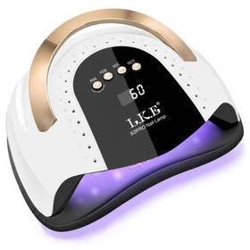 LKE 268W UV LED Nail Lamp front view with display screen