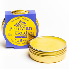 Llama Mama Peruvian Gold Healing Balm 2 Fl Oz front view