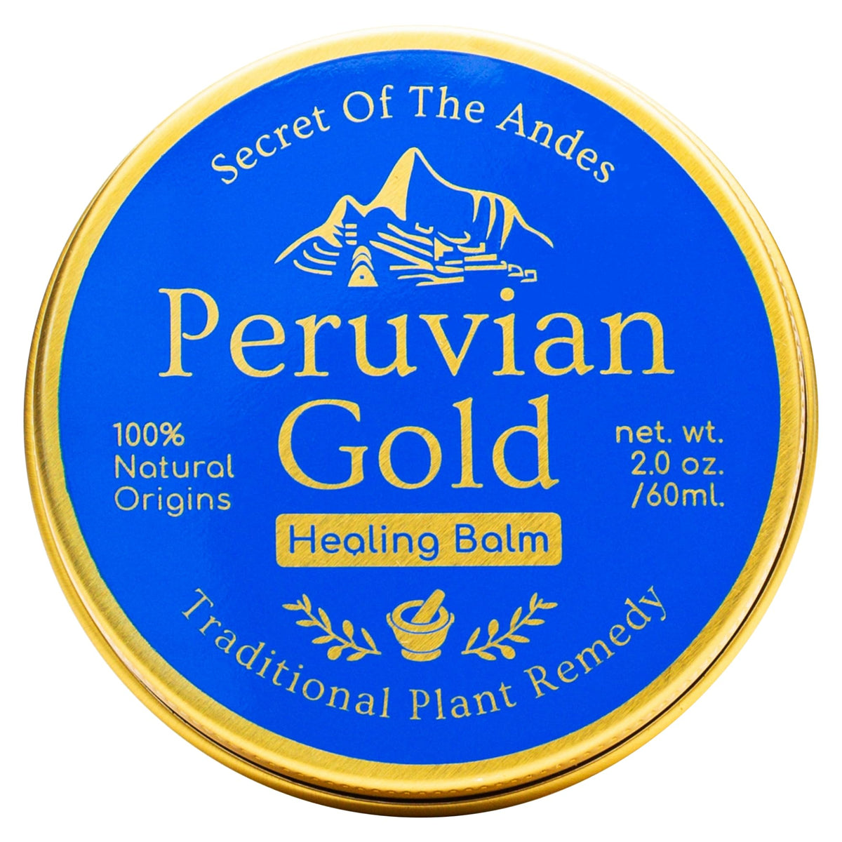 Llama Mama Peruvian Gold Healing Balm 2 Fl Oz packaging