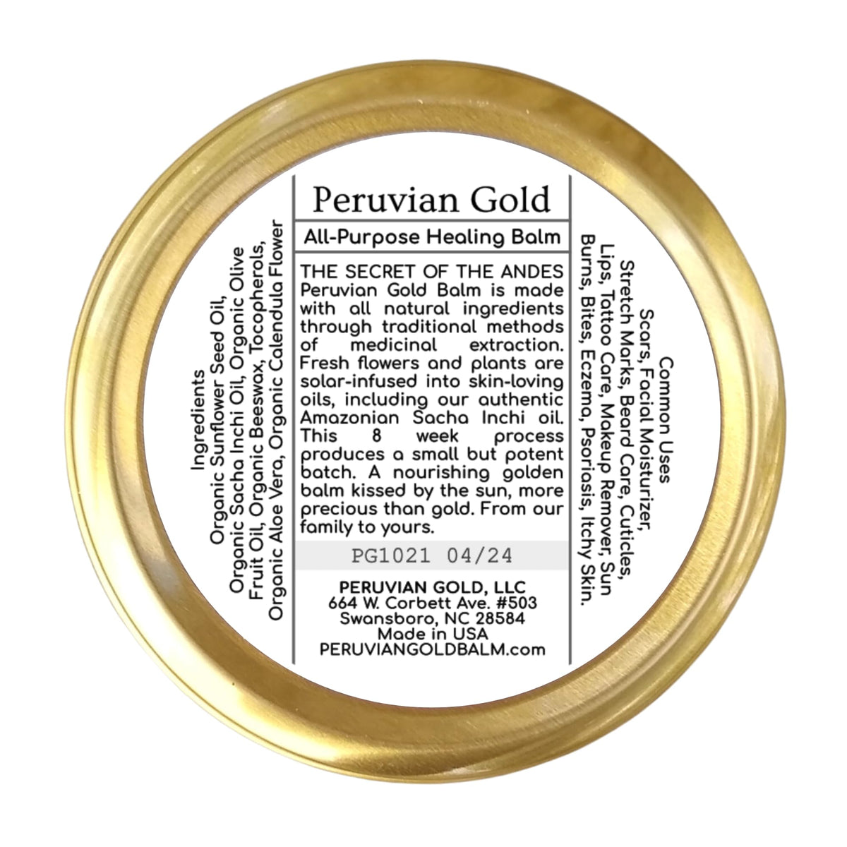 Llama Mama Peruvian Gold Healing Balm texture close-up