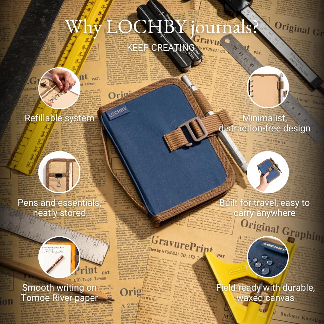 LOCHBY Field Binder A7 packaging display